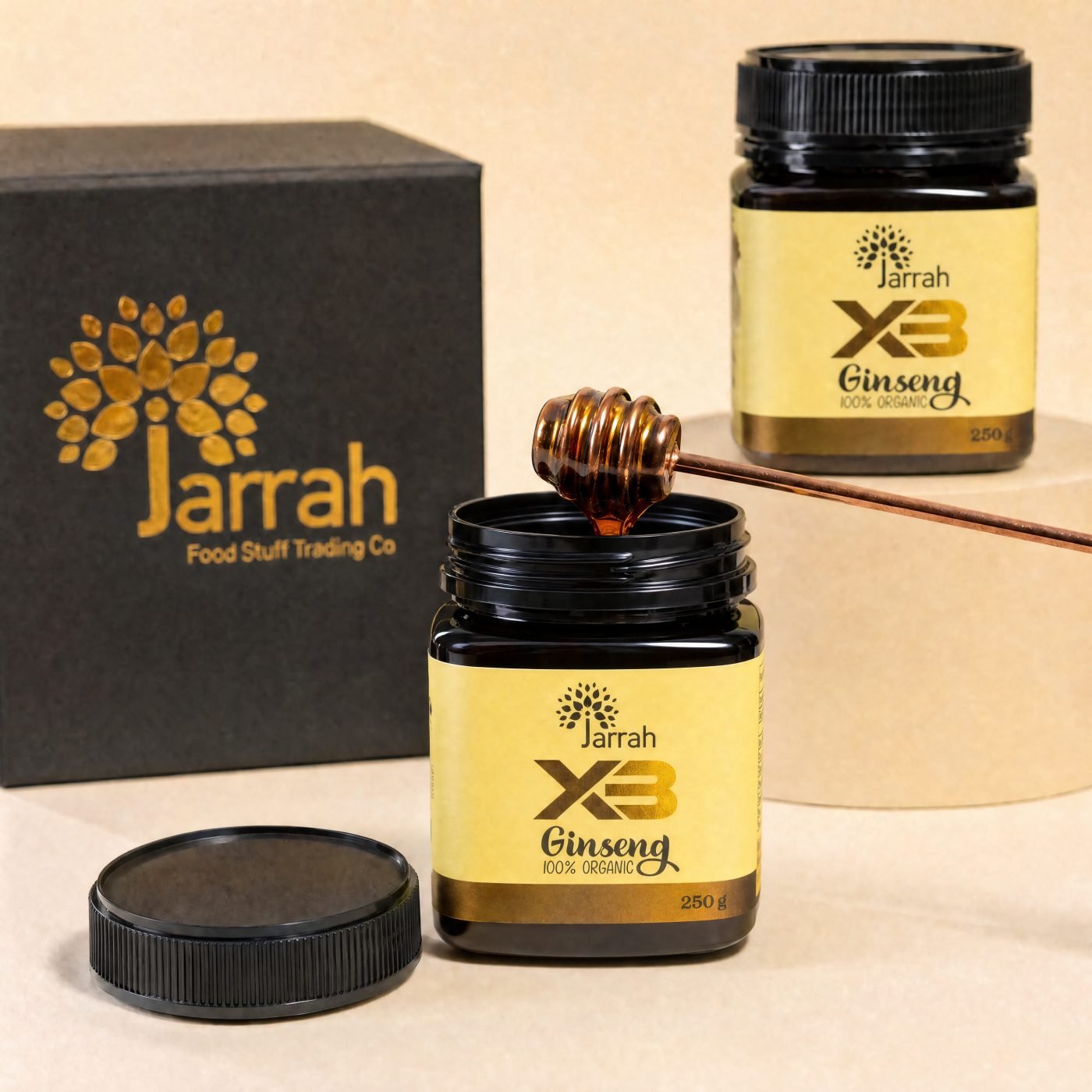 عسل جارا بالجينسينق X3